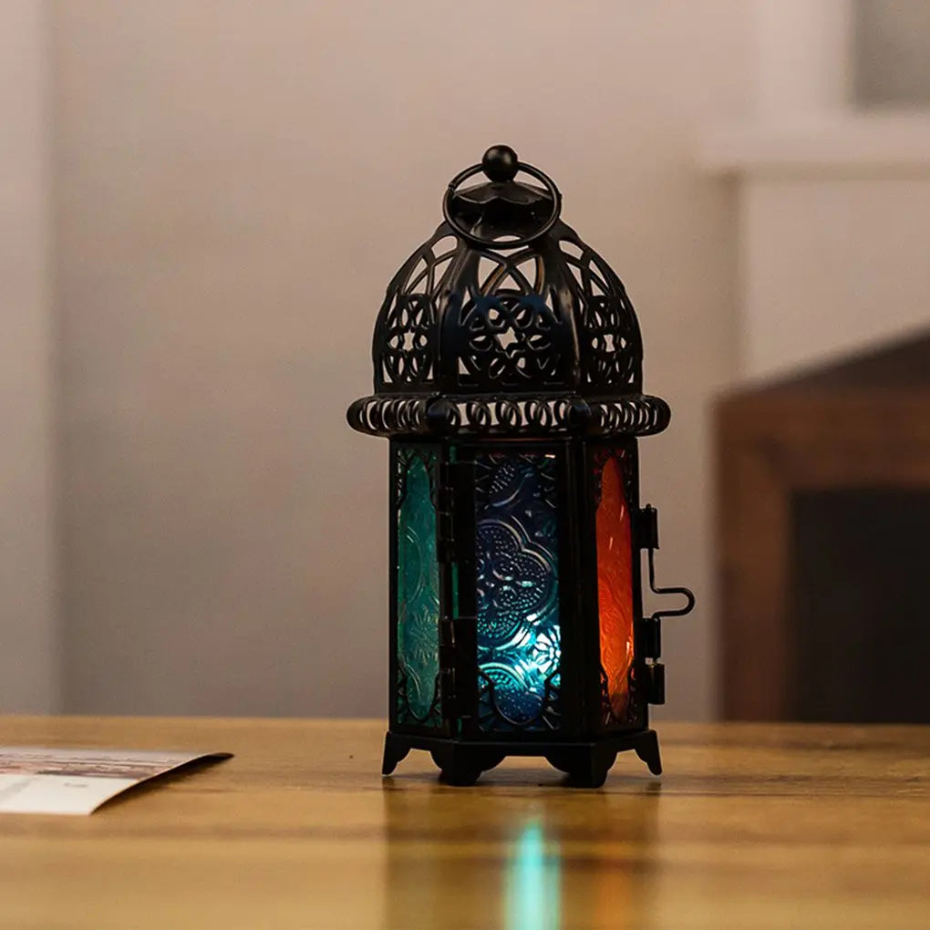 فانوس زجاج كريستال مغربي