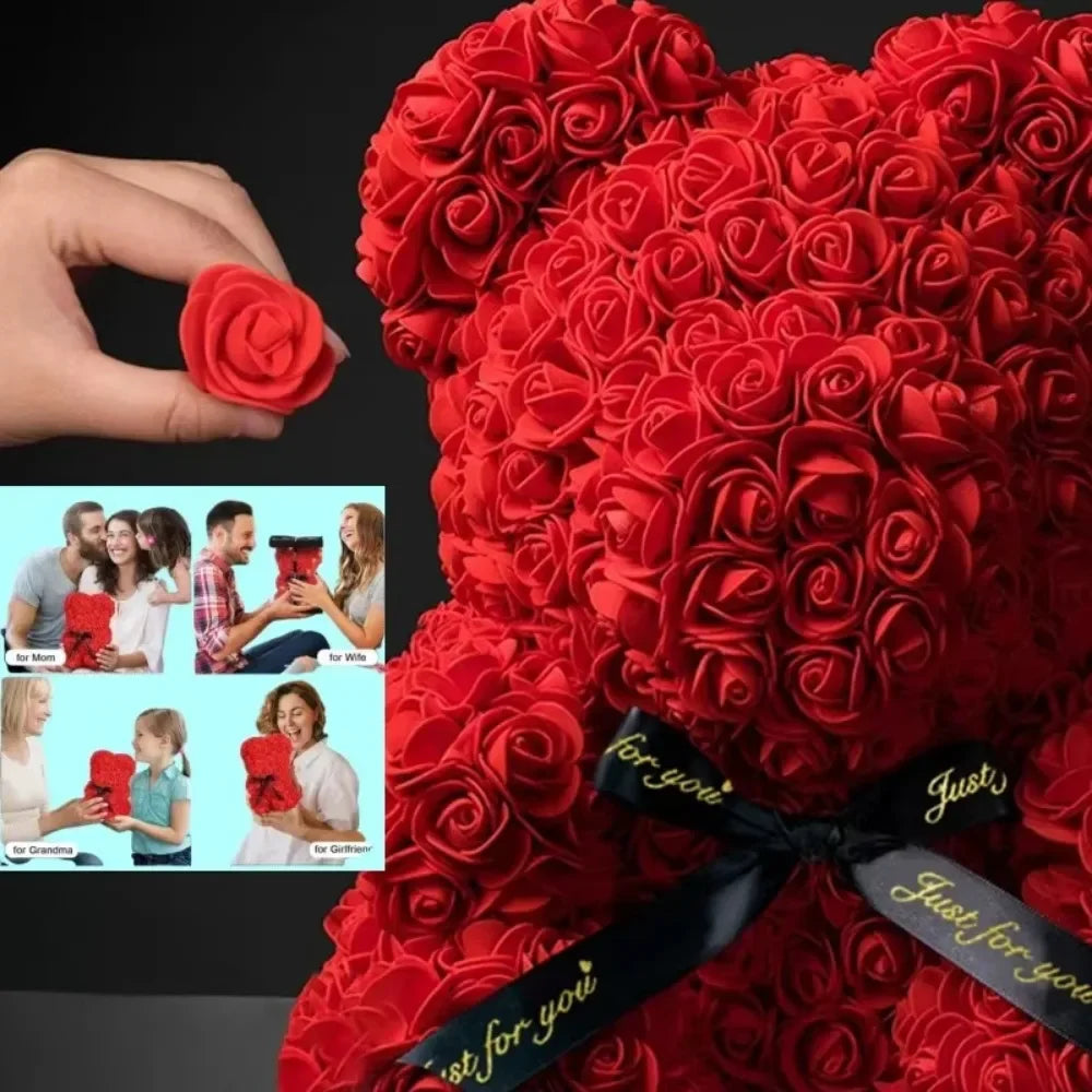 دبدوب ورد صناعي ليوم الحب